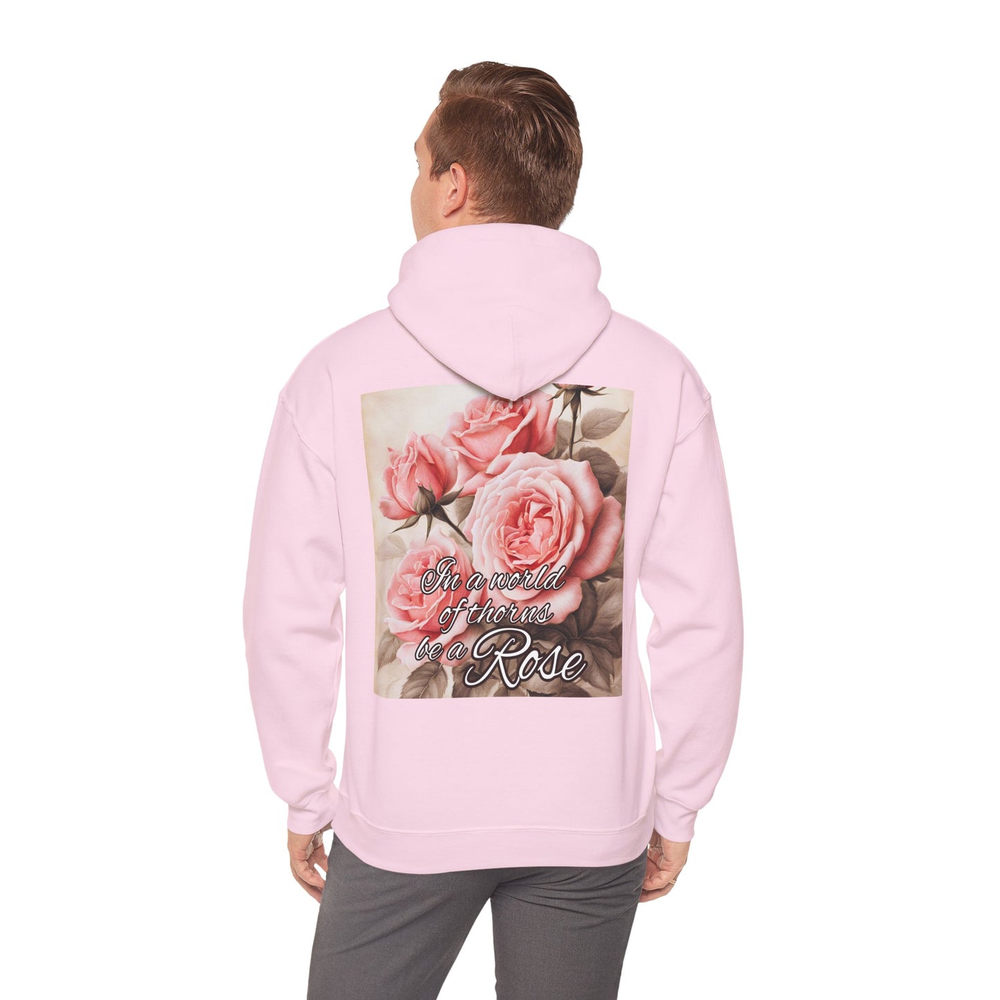 WORLD of THORNS be a ROSE Unisex Hooded Sweatshirt