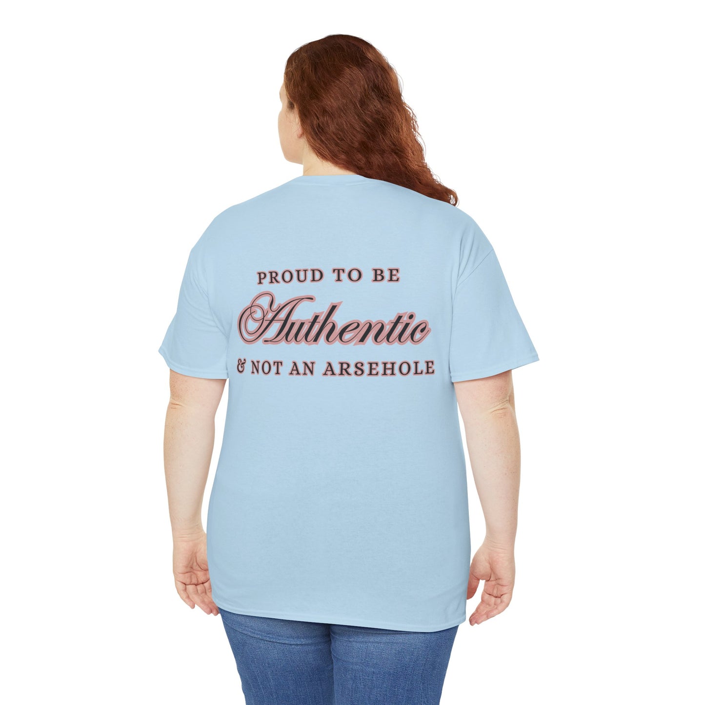 AUTHENTIC not ARSEHOLE Unisex Cotton Tee