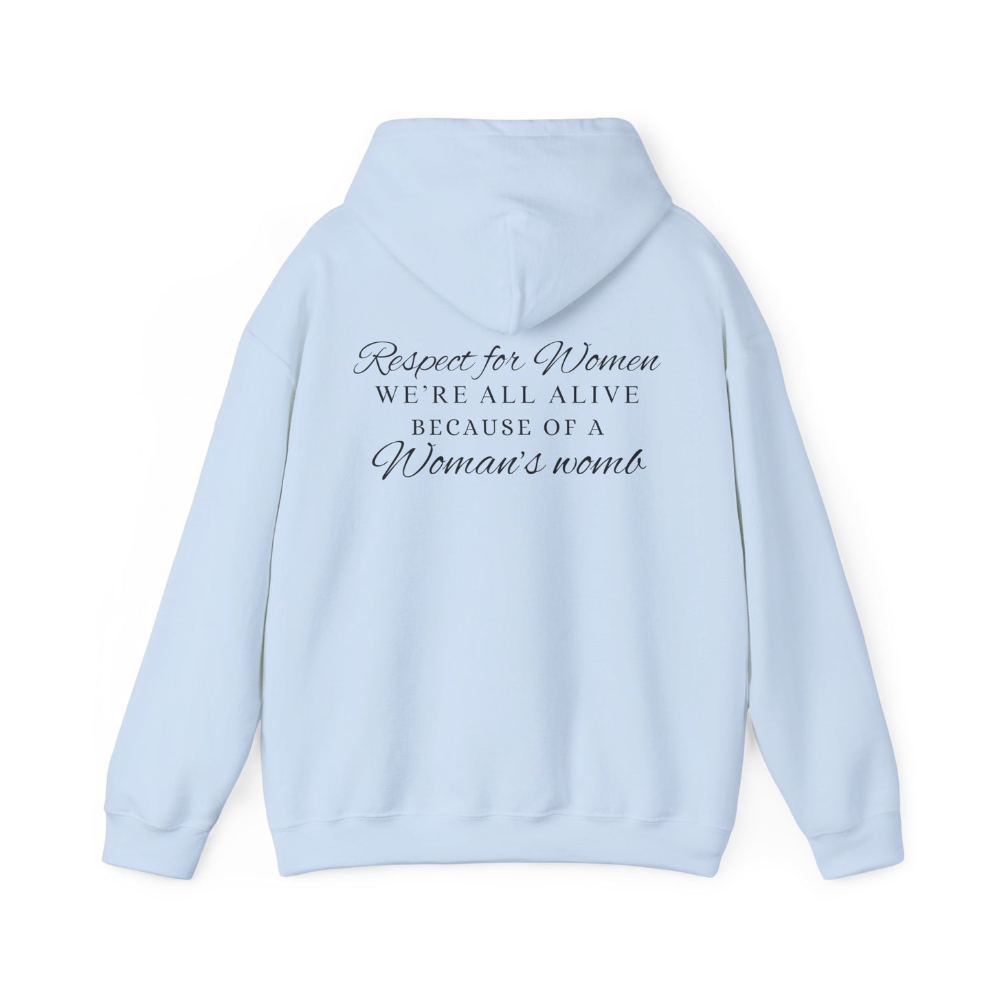 RESPECT FOR WOMEN Unisex Hooded Sweatshirt