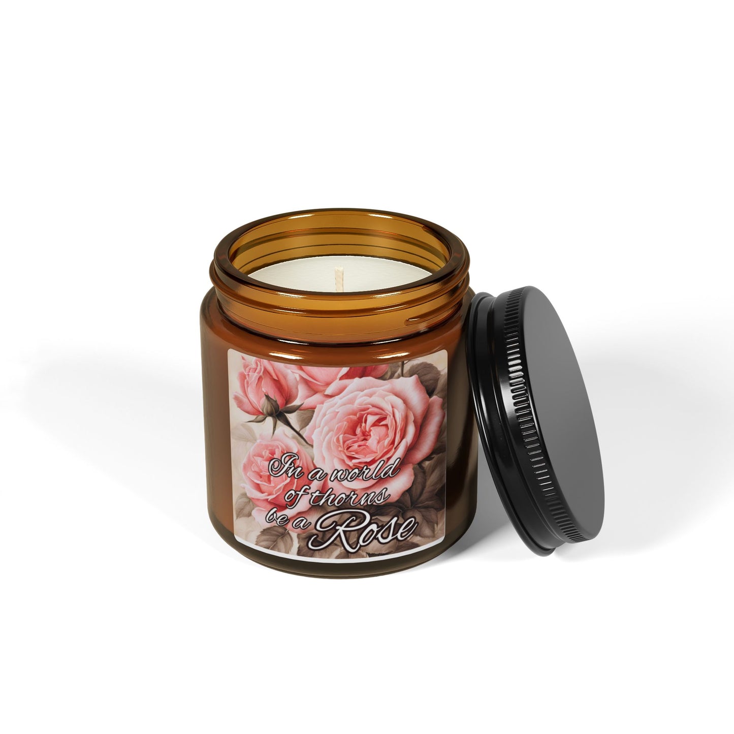 WORLD of THORNS be a ROSE Scented Soy Candle (Multi-Size)