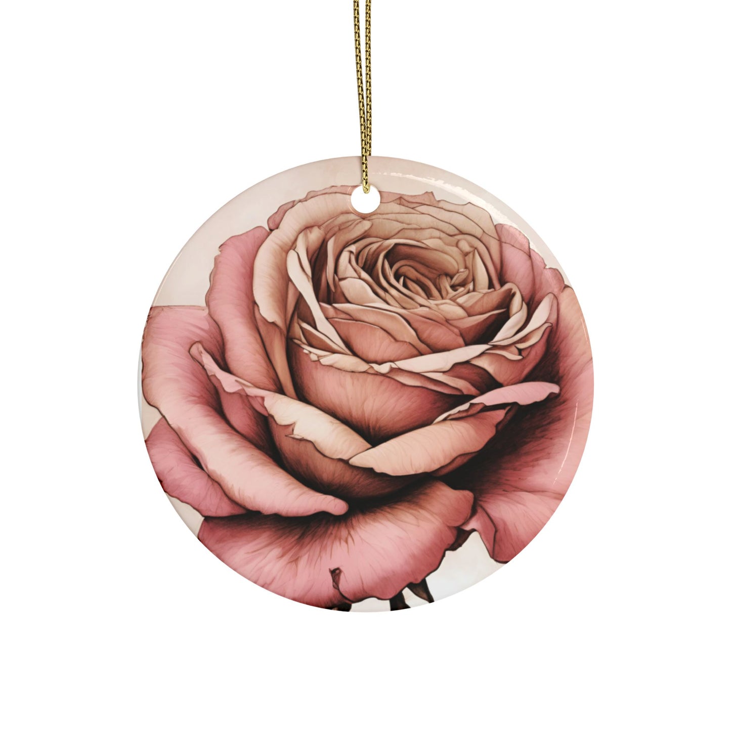 BEAUTIFUL ROSE Ceramic Ornaments (1pcs, 5pcs, 10pcs, 20pcs)