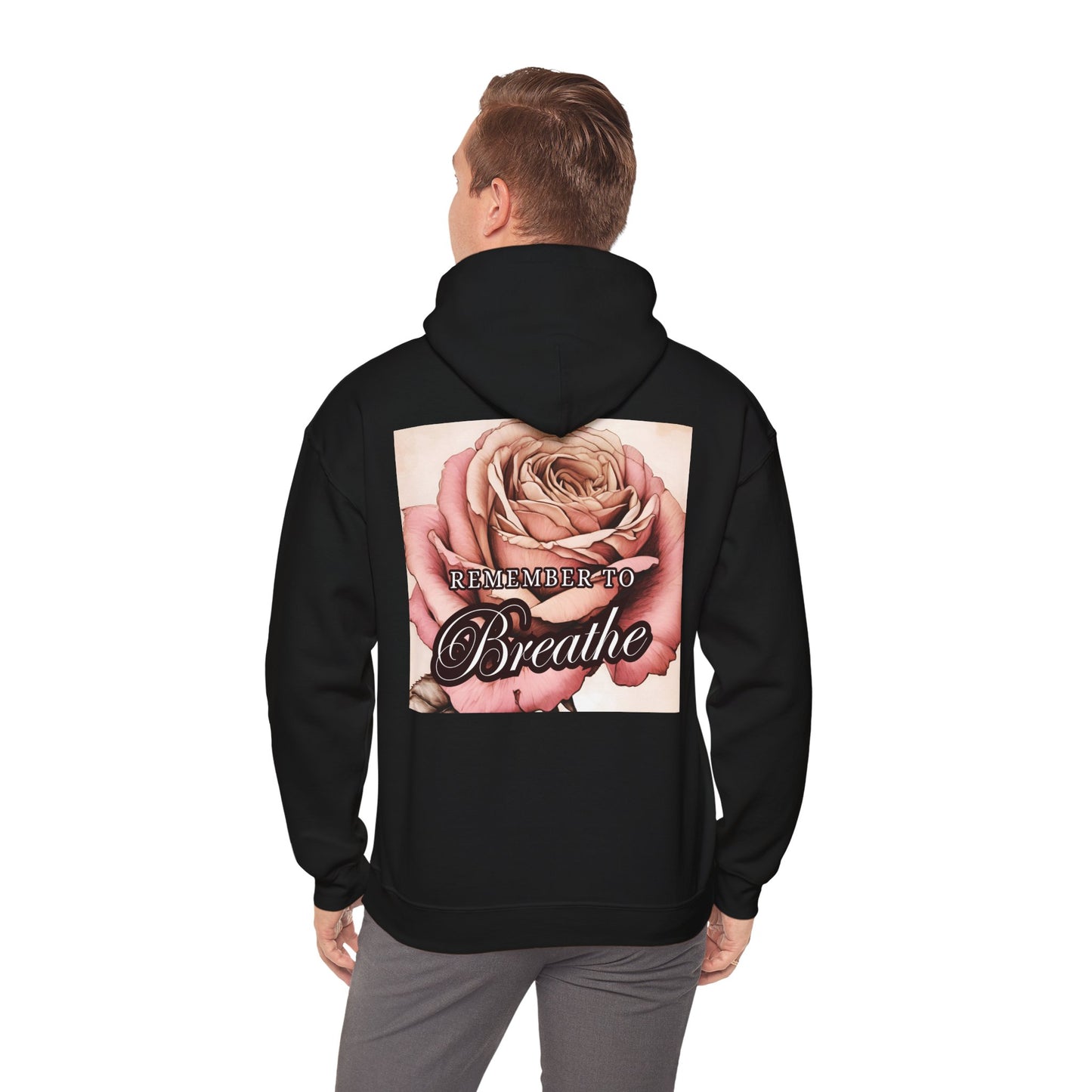 REMEMBER to BREATHE Unisex Hooded Sweatshirt