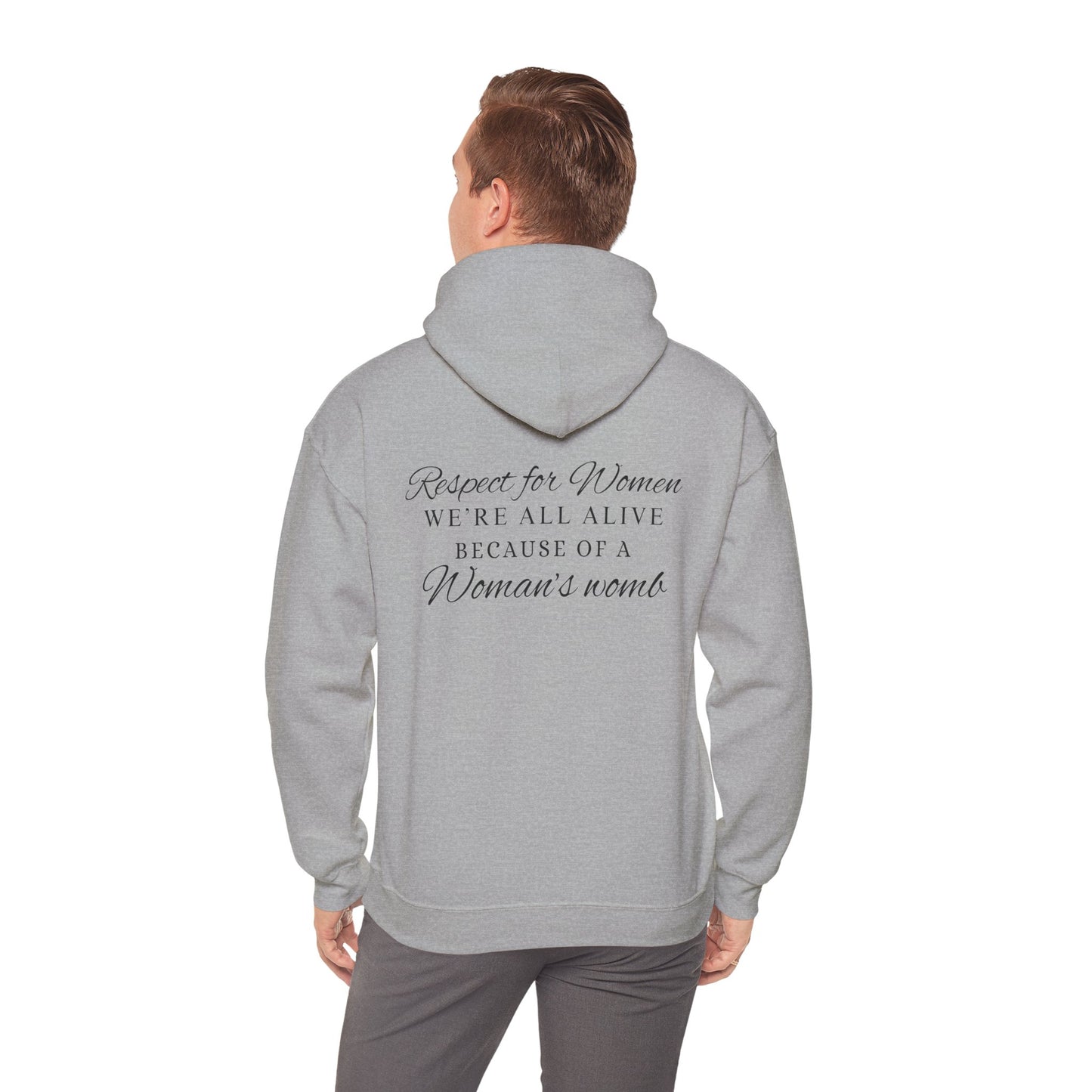 RESPECT FOR WOMEN Unisex Hooded Sweatshirt