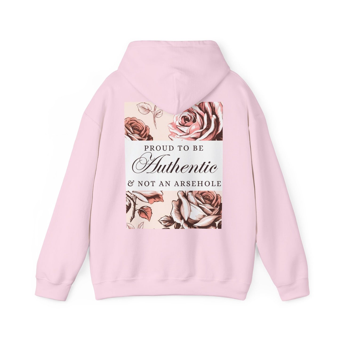 AUTHENTIC not ARSEHOLE Unisex Hooded Sweatshirt