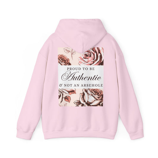 AUTHENTIC not ARSEHOLE Unisex Hooded Sweatshirt