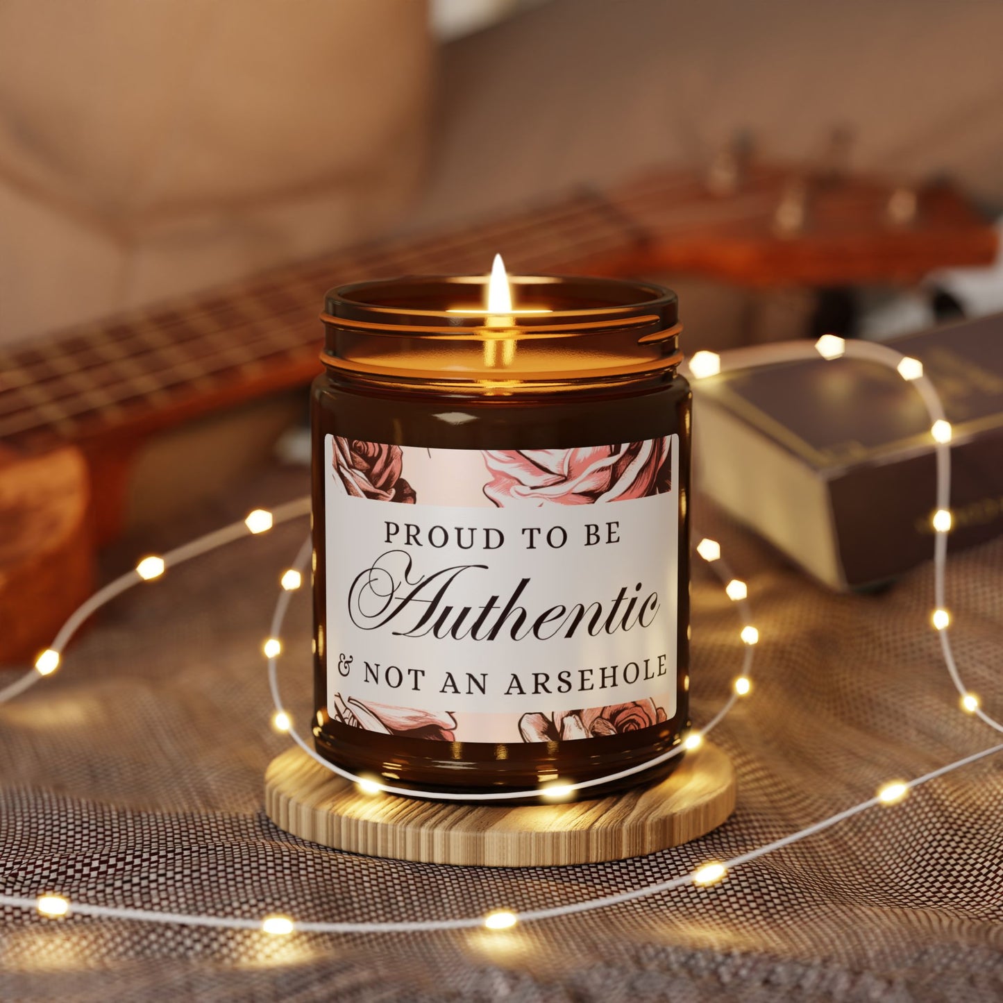 AUTHENTIC not ARSEHOLE Scented Soy Candle (Multi-Size)