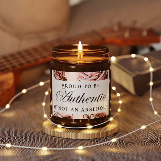 AUTHENTIC not ARSEHOLE Scented Soy Candle (Multi-Size)