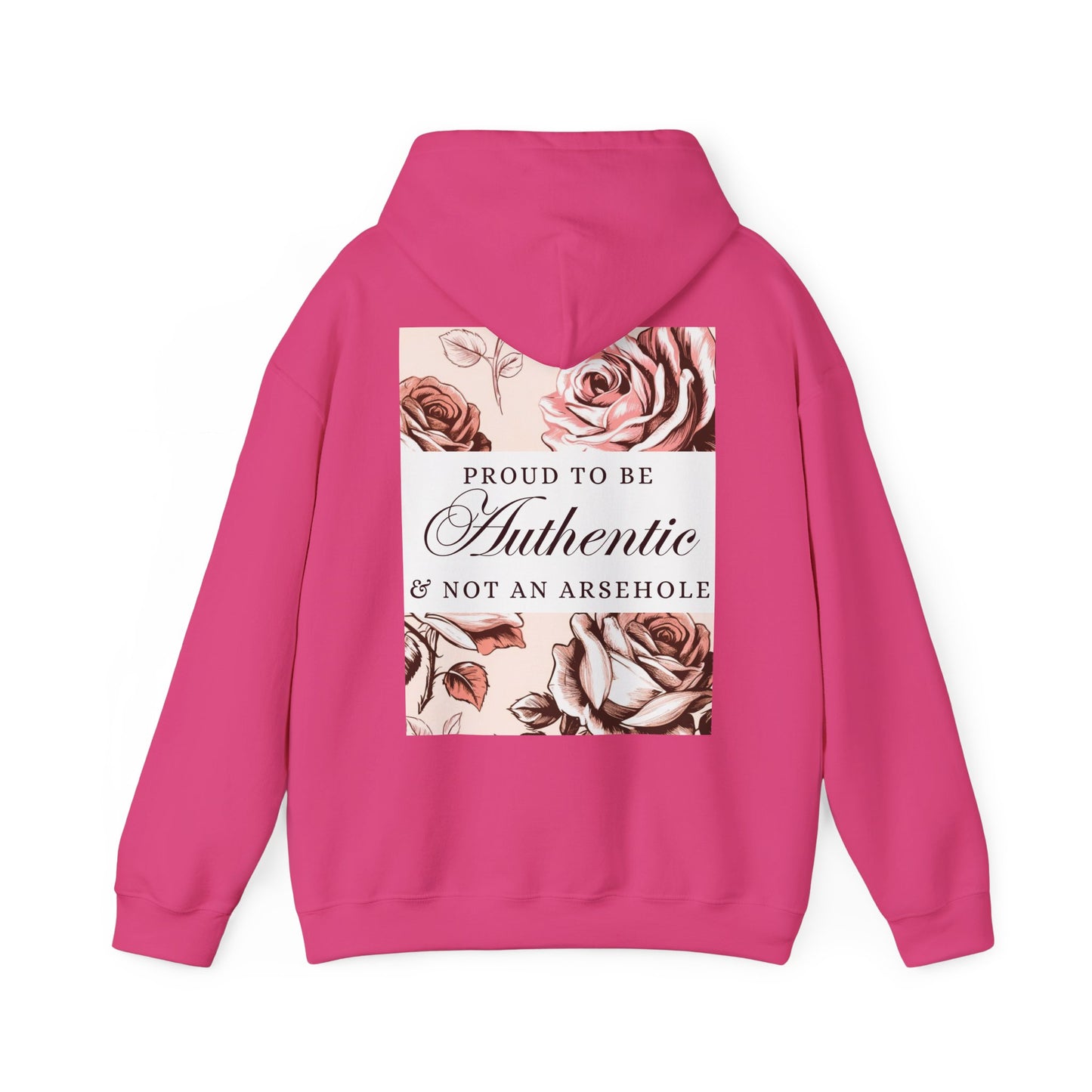 AUTHENTIC not ARSEHOLE Unisex Hooded Sweatshirt