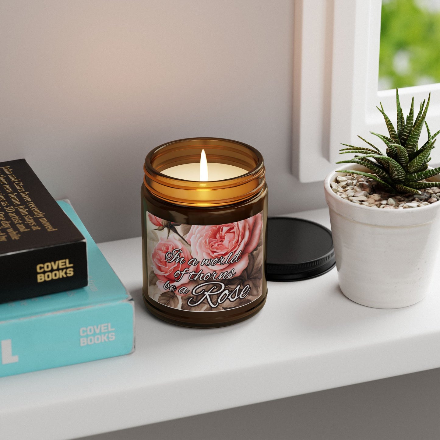 WORLD of THORNS be a ROSE Scented Soy Candle (Multi-Size)