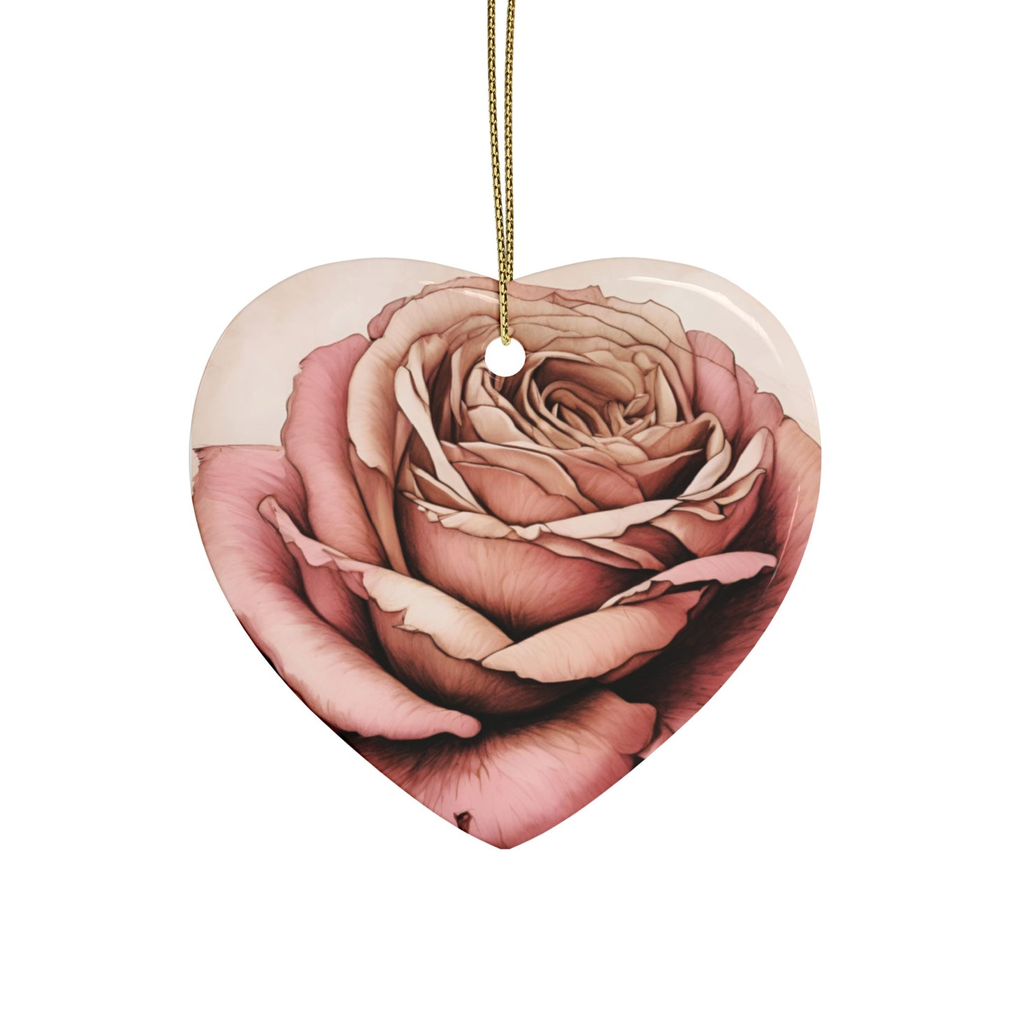 BEAUTIFUL ROSE Ceramic Ornaments (1pcs, 5pcs, 10pcs, 20pcs)