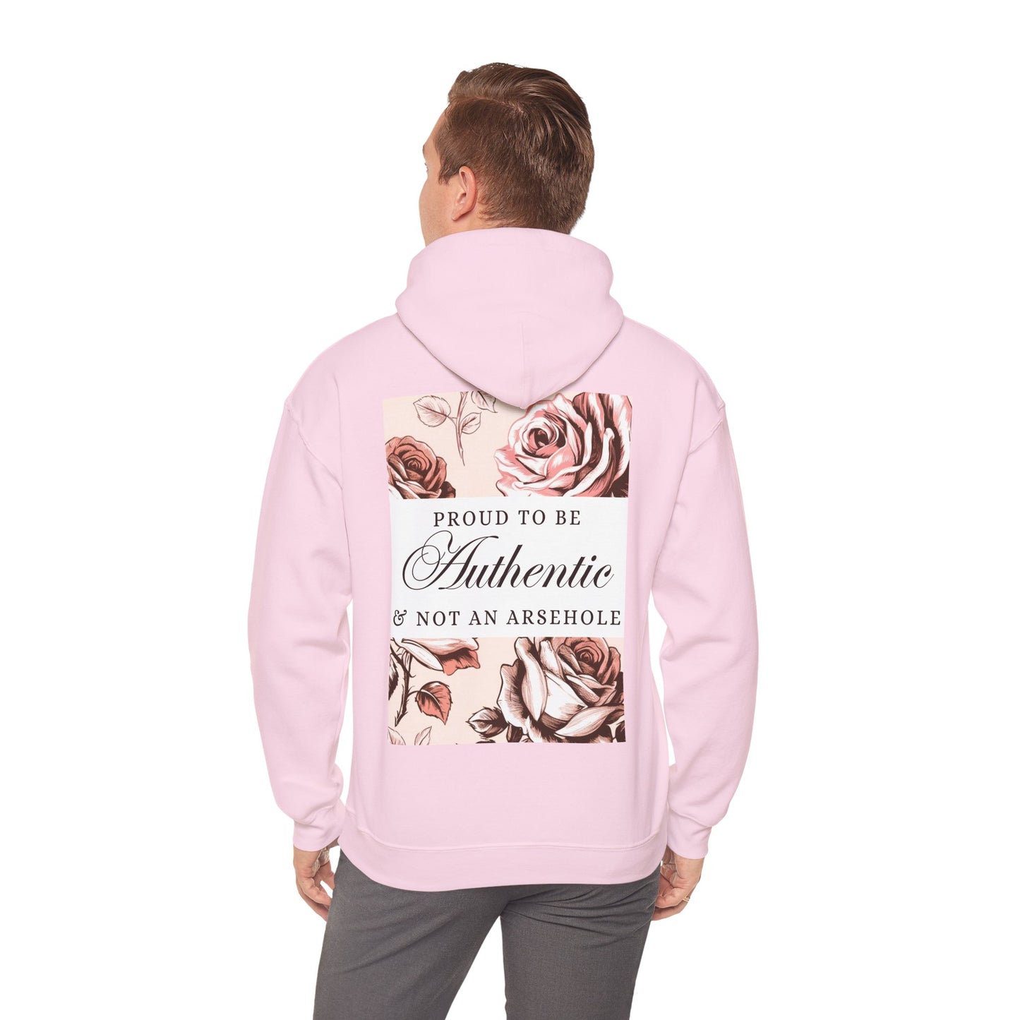 AUTHENTIC not ARSEHOLE Unisex Hooded Sweatshirt