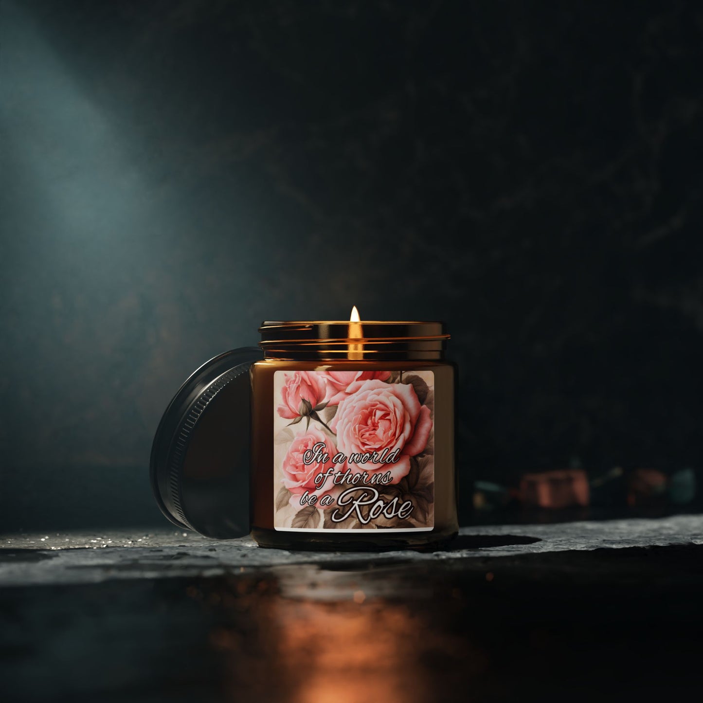 WORLD of THORNS be a ROSE Scented Soy Candle (Multi-Size)