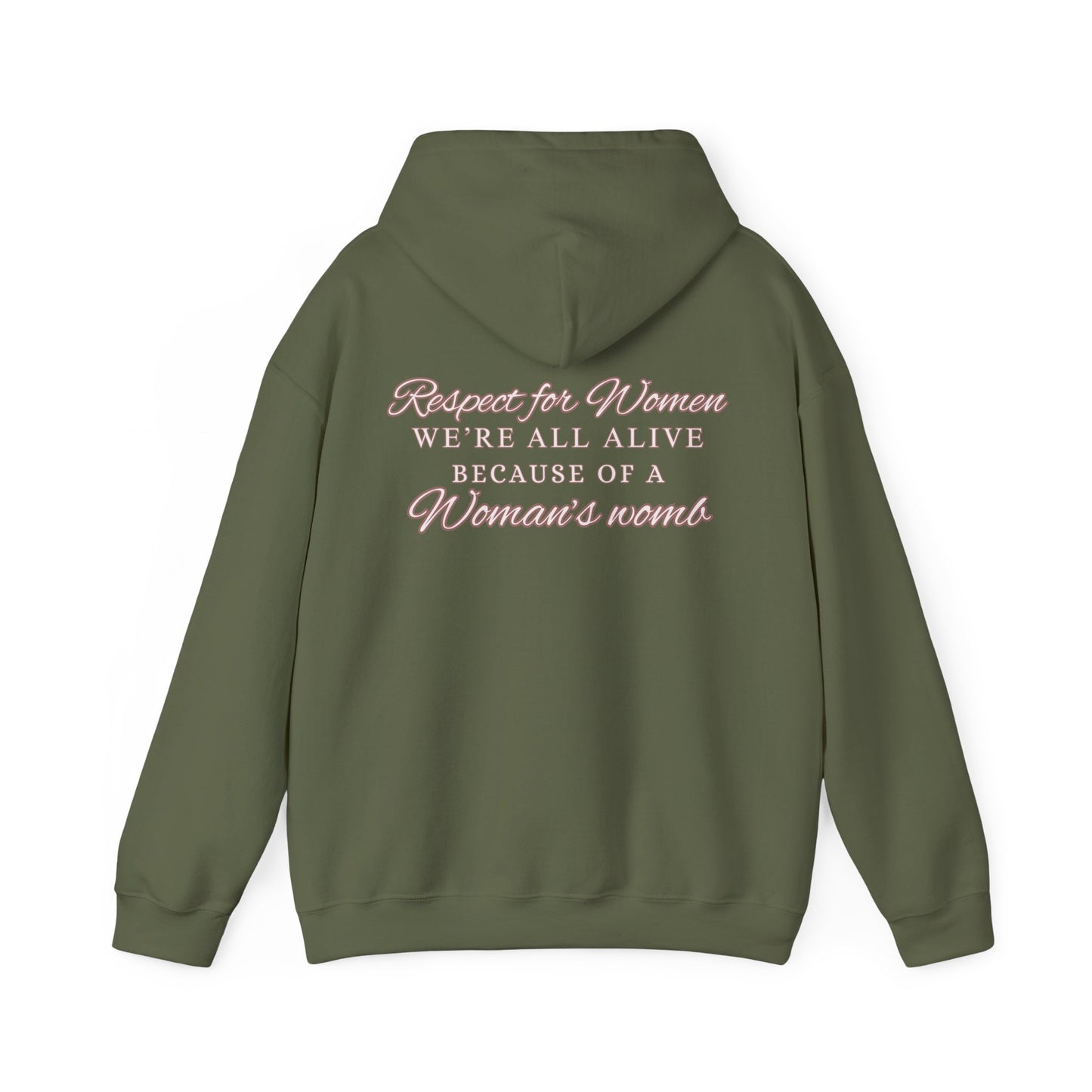 RESPECT FOR WOMEN Unisex Hooded Sweatshirt