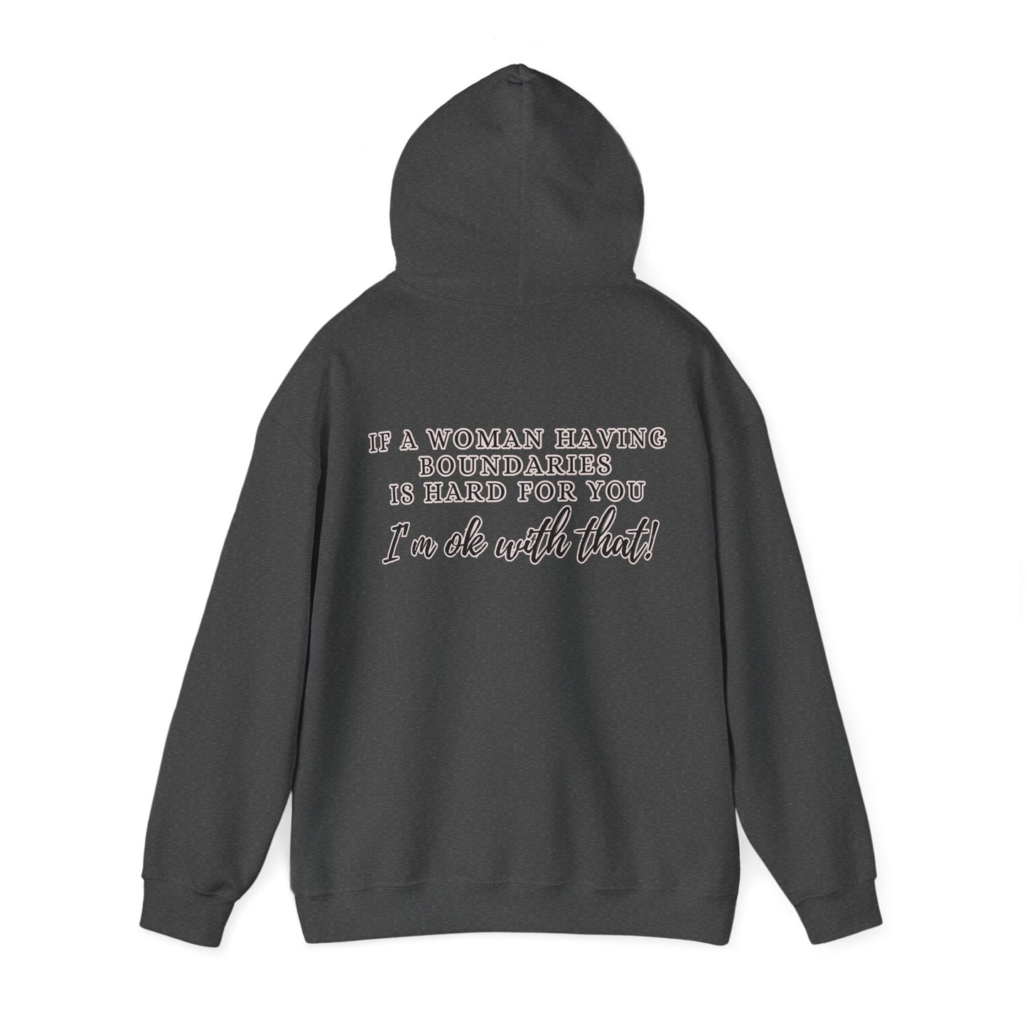 IF A WOMAN HAVING BOUNDARIES Unisex Hooded Sweatshirt