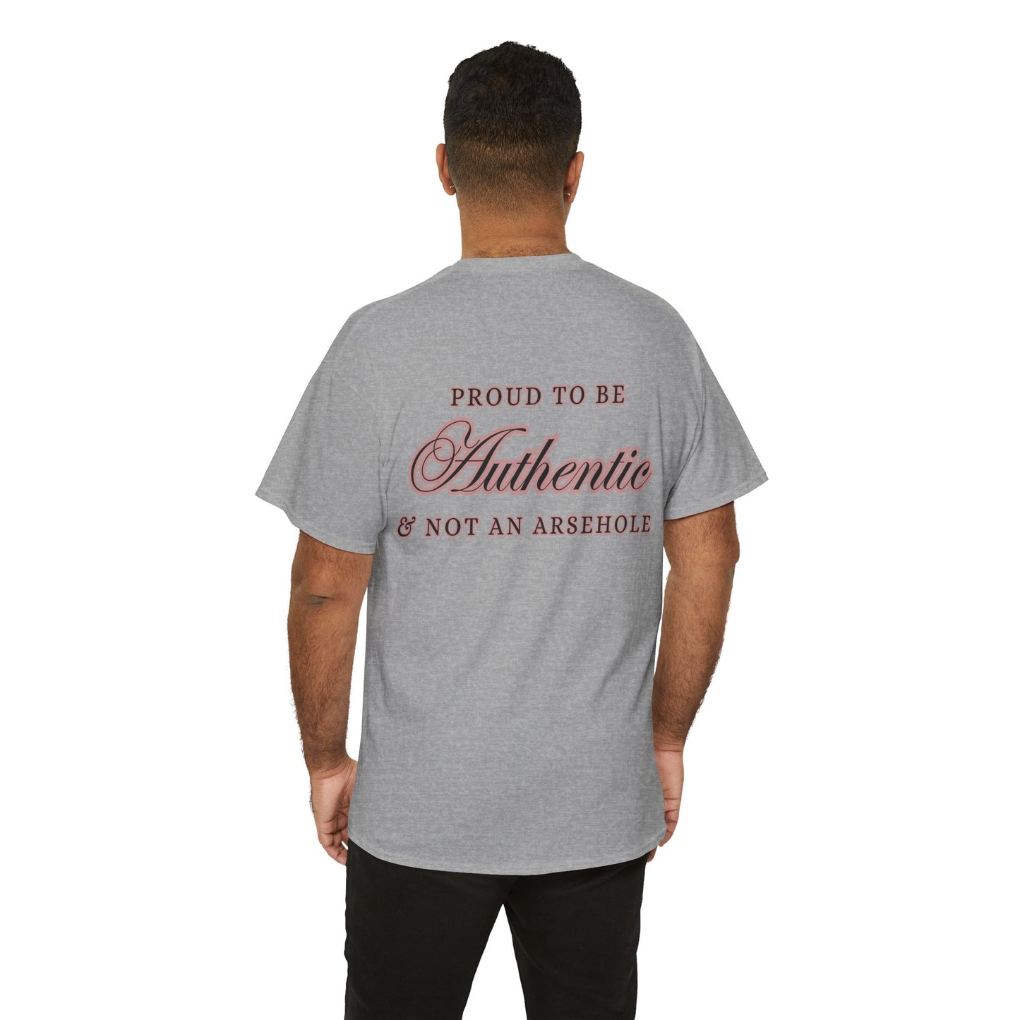 AUTHENTIC not ARSEHOLE Unisex Cotton Tee