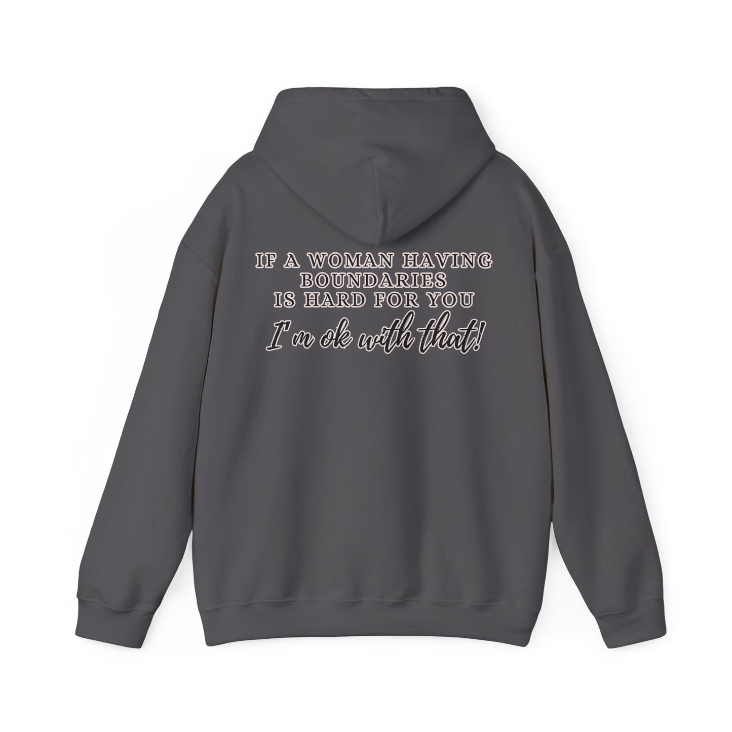 IF A WOMAN HAVING BOUNDARIES Unisex Hooded Sweatshirt