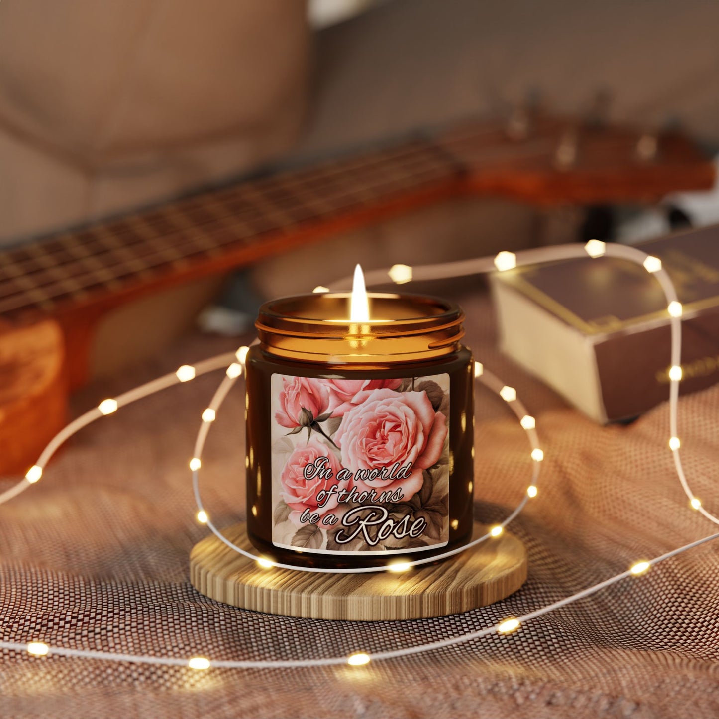 WORLD of THORNS be a ROSE Scented Soy Candle (Multi-Size)