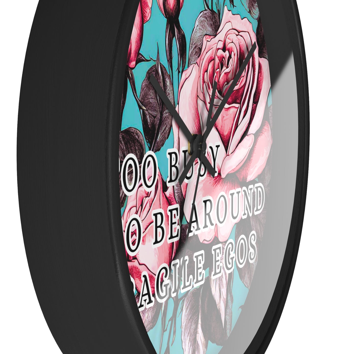 FRAGILE EGOS Wall Clock