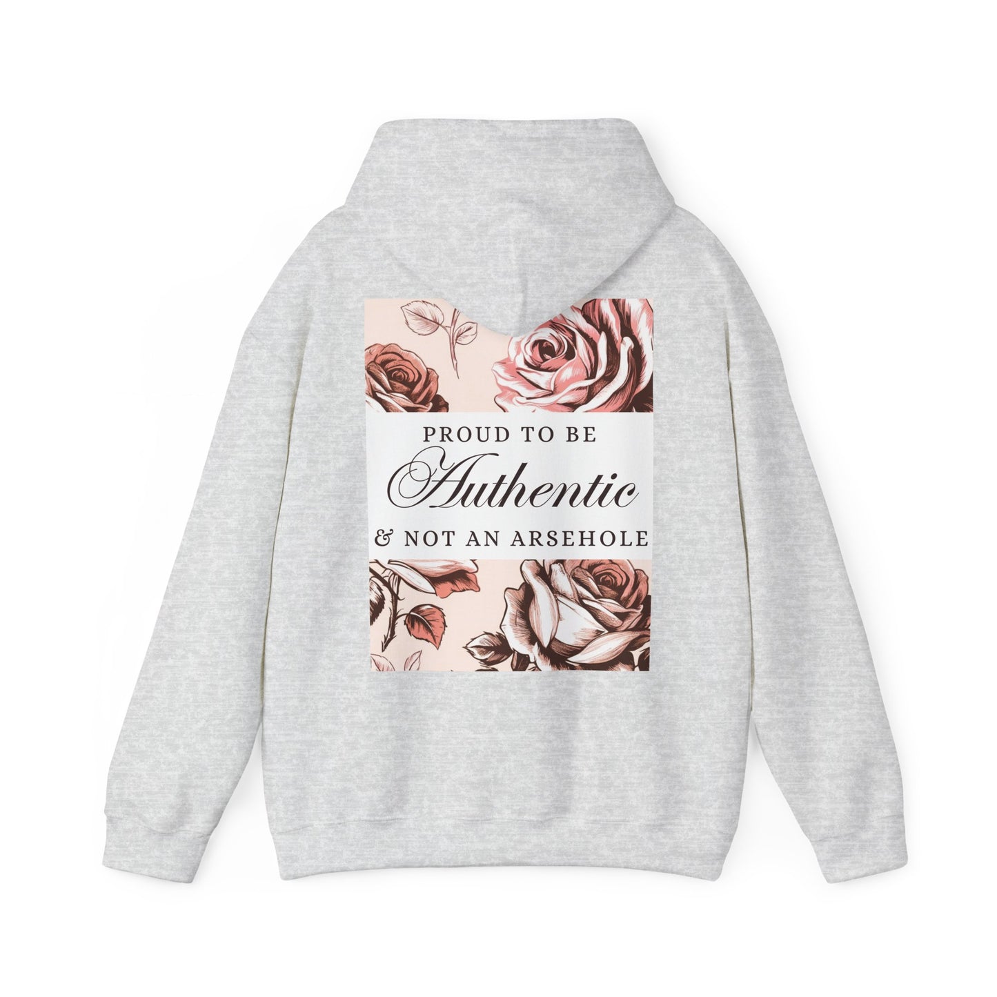 AUTHENTIC not ARSEHOLE Unisex Hooded Sweatshirt