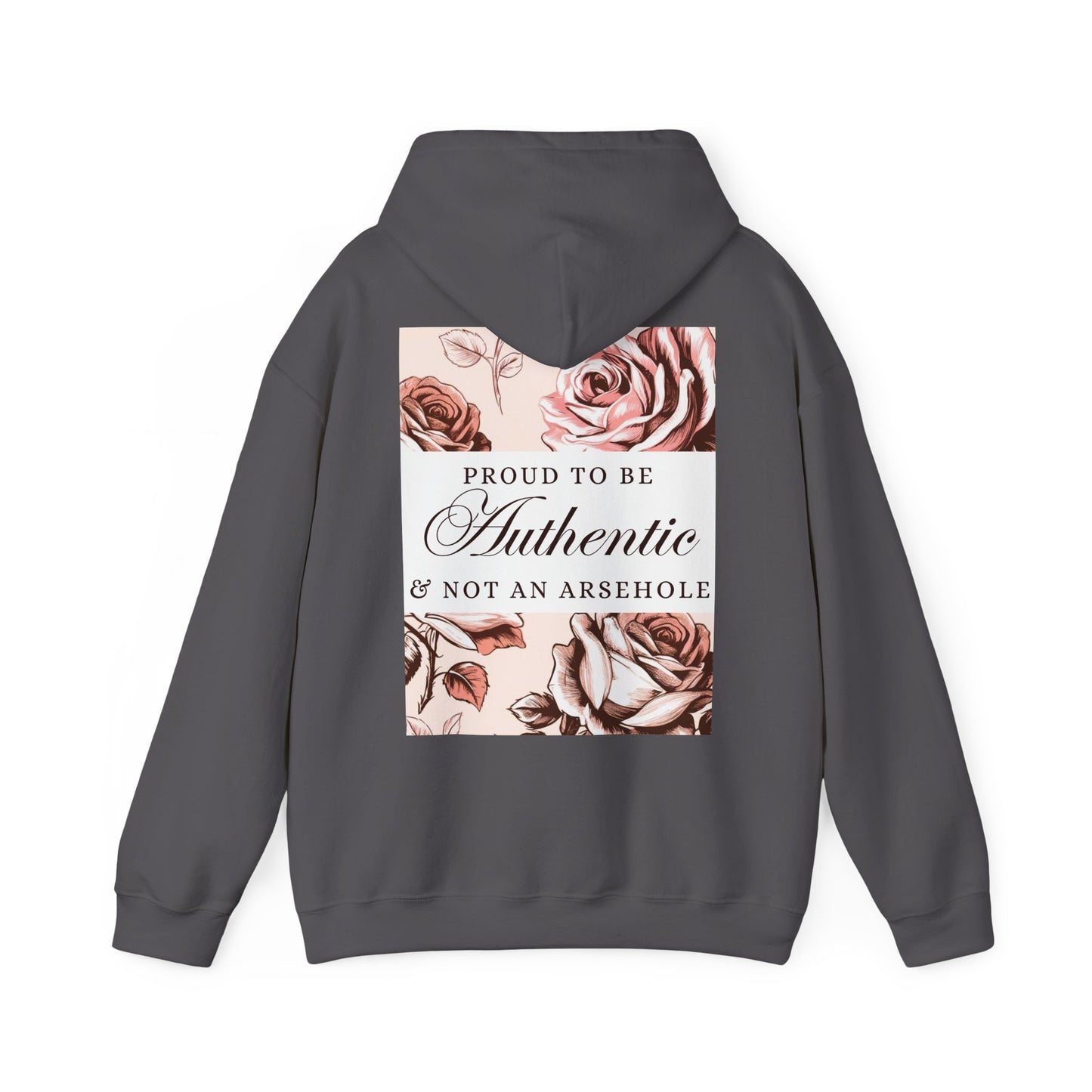 AUTHENTIC not ARSEHOLE Unisex Hooded Sweatshirt