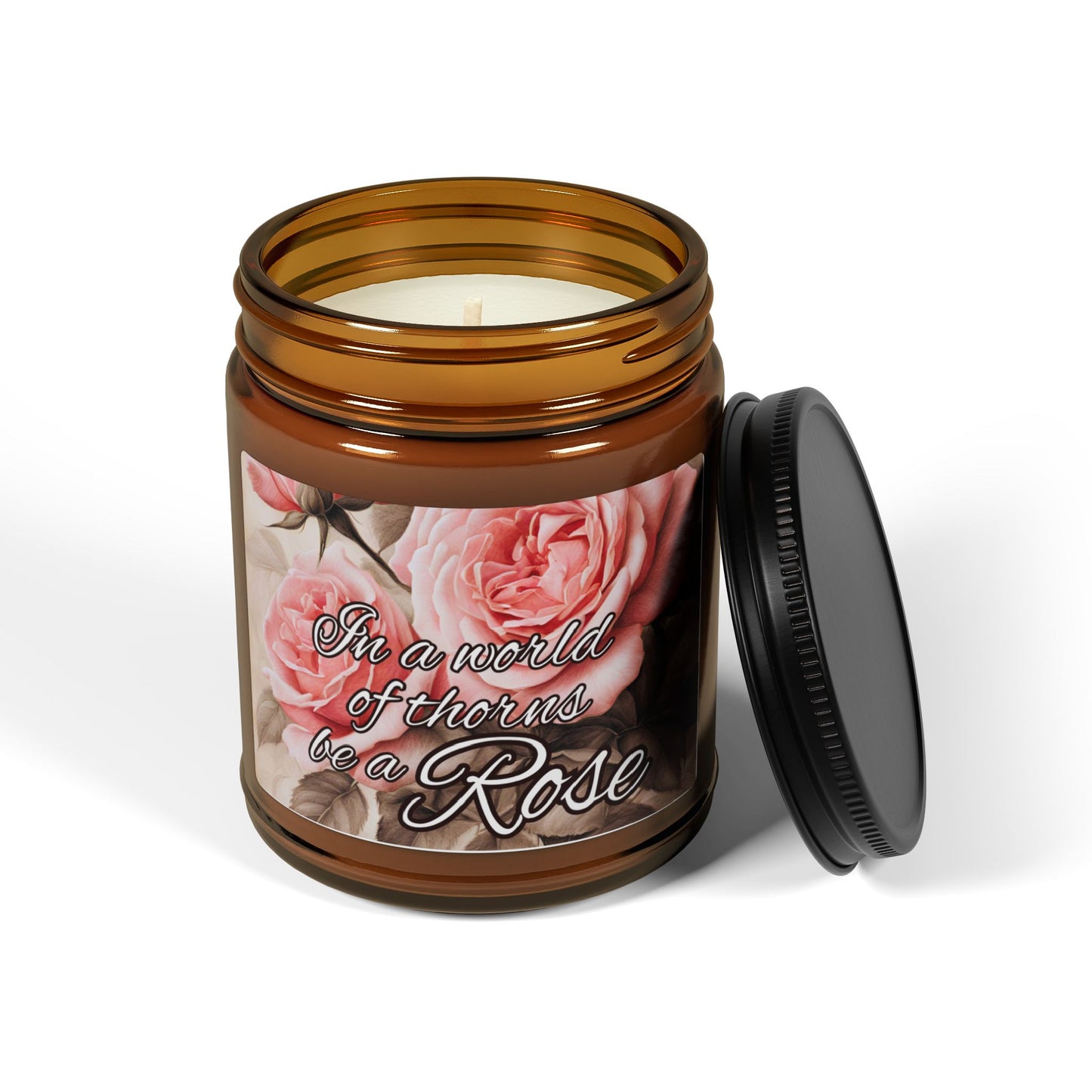 WORLD of THORNS be a ROSE Scented Soy Candle (Multi-Size)