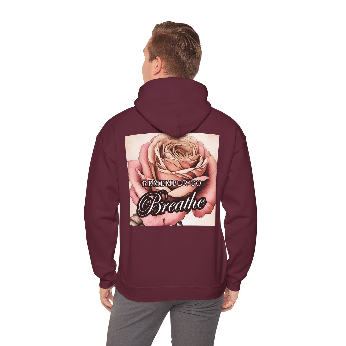 REMEMBER to BREATHE Unisex Hooded Sweatshirt