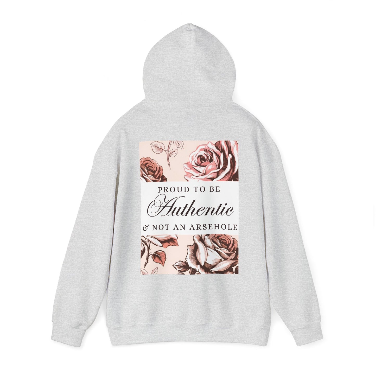 AUTHENTIC not ARSEHOLE Unisex Hooded Sweatshirt