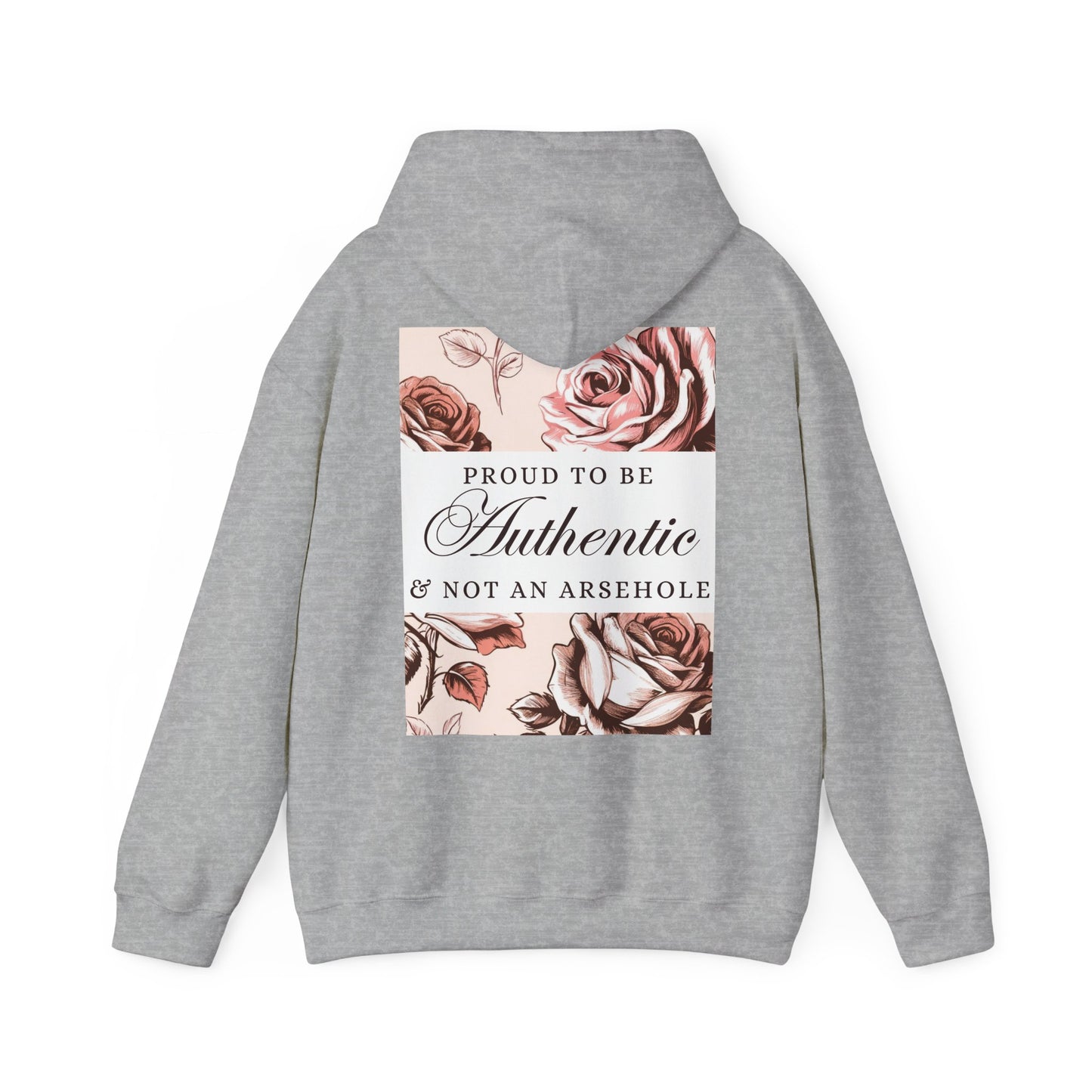 AUTHENTIC not ARSEHOLE Unisex Hooded Sweatshirt