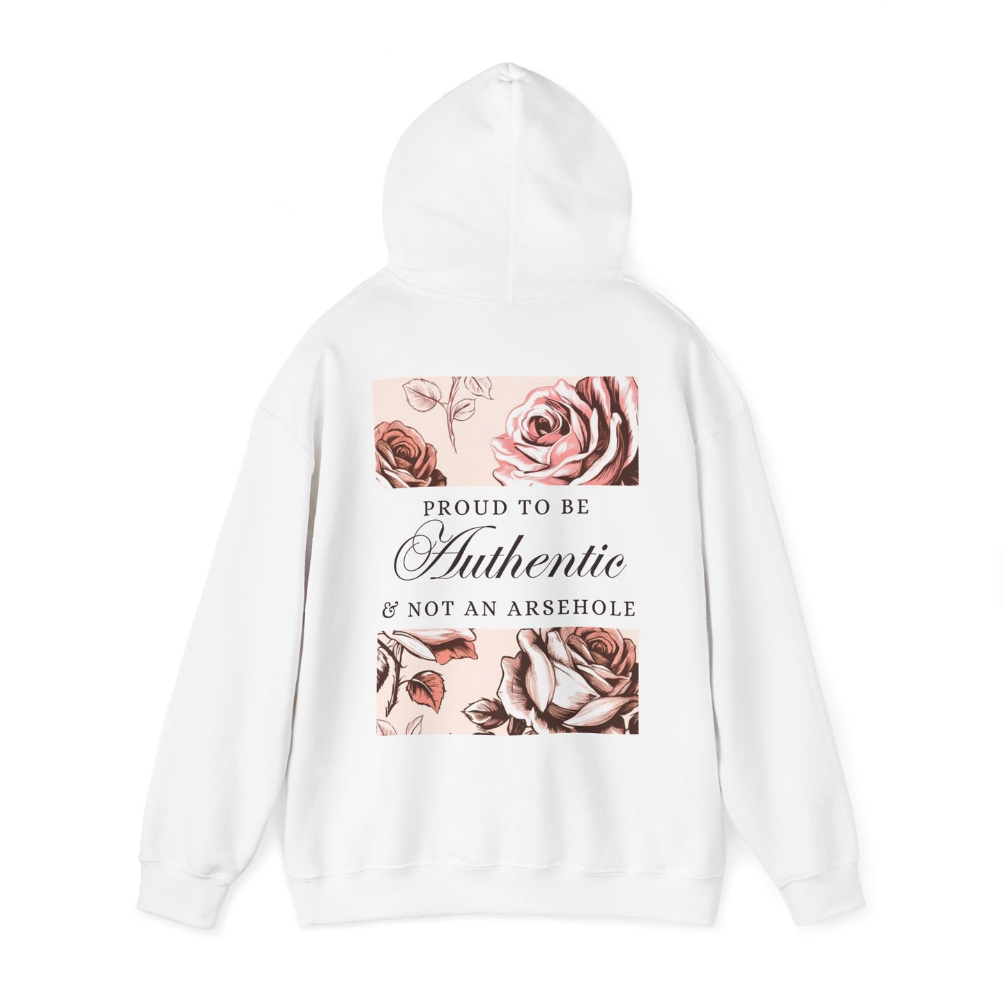 AUTHENTIC not ARSEHOLE Unisex Hooded Sweatshirt