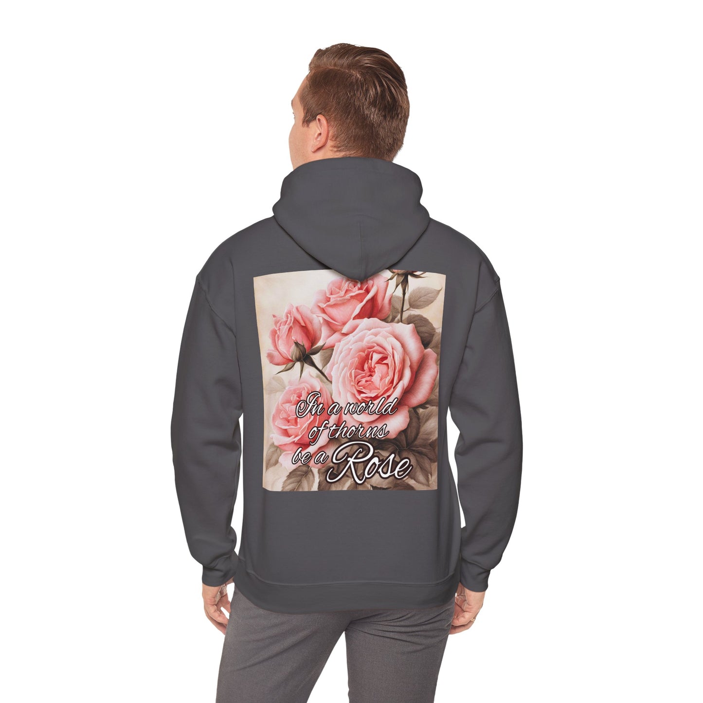 WORLD of THORNS be a ROSE Unisex Hooded Sweatshirt