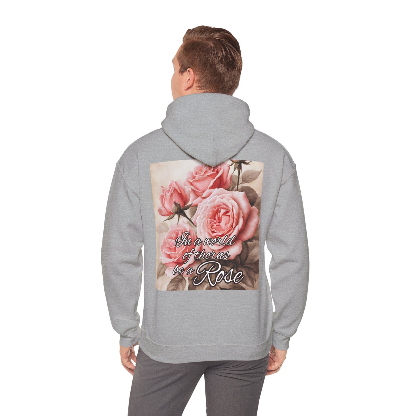 WORLD of THORNS be a ROSE Unisex Hooded Sweatshirt