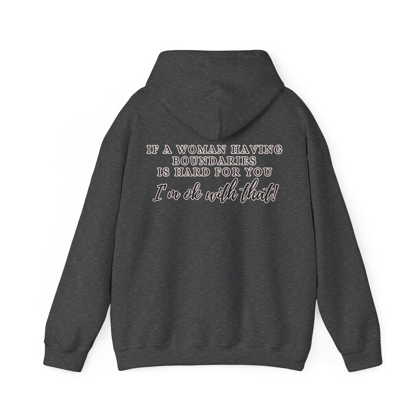 IF A WOMAN HAVING BOUNDARIES Unisex Hooded Sweatshirt