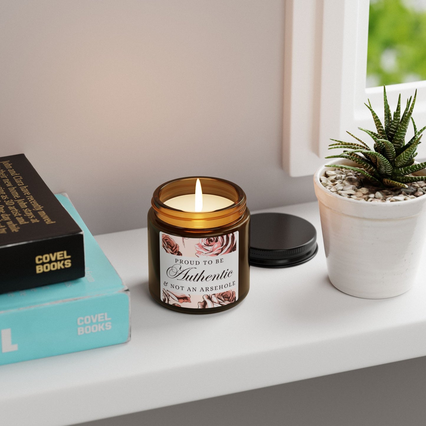 AUTHENTIC not ARSEHOLE Scented Soy Candle (Multi-Size)