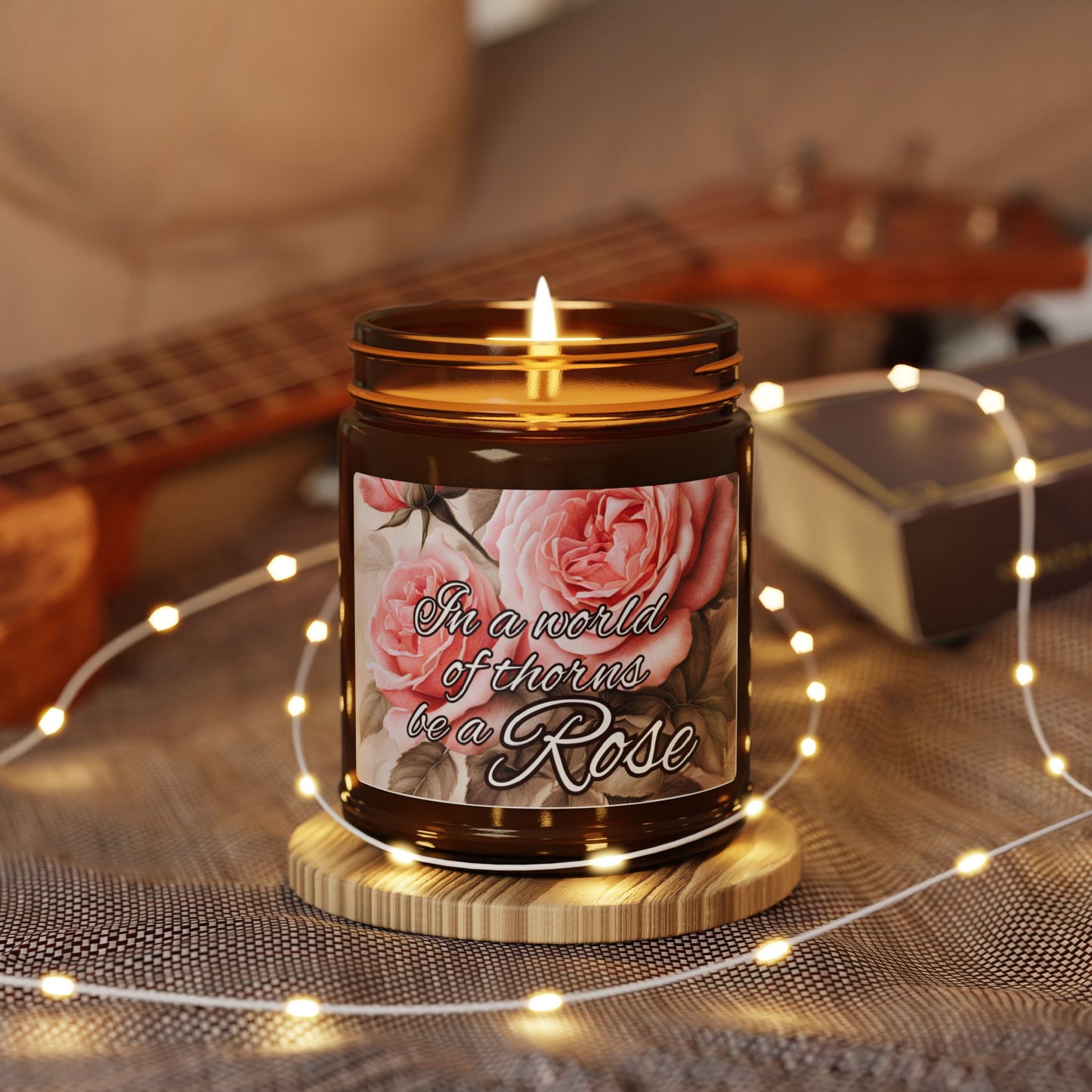 WORLD of THORNS be a ROSE Scented Soy Candle (Multi-Size)